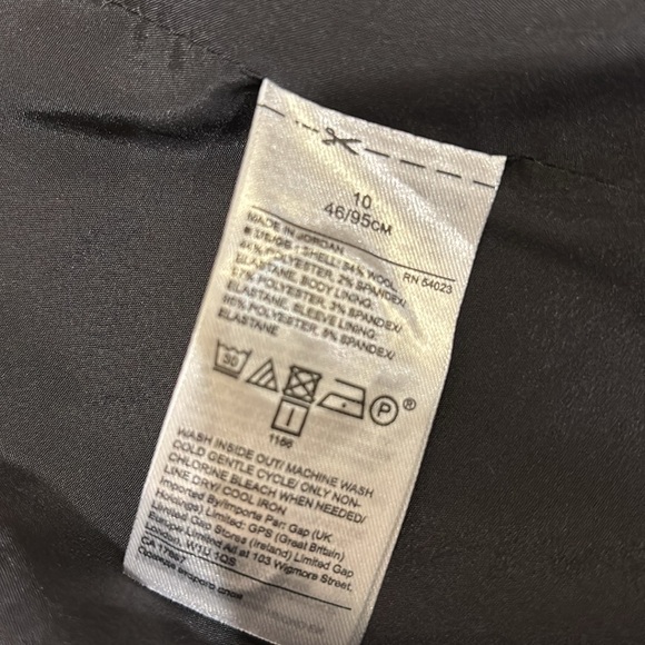 Banana Republic Long & Lean Blazer Machine Washable Italian Wool NWOT - Picture 10 of 10